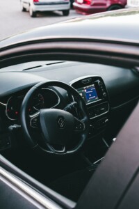 black bmw car steering wheel Renault